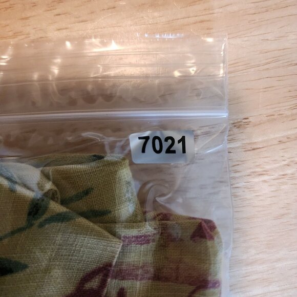 Click by Color Me Cotton Hi Low Jacket Top Yellow Floral 100% Linen Lagenlook M - Picture 11 of 11